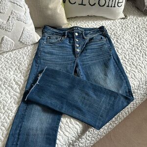 American Eagle crop Jeans button fly